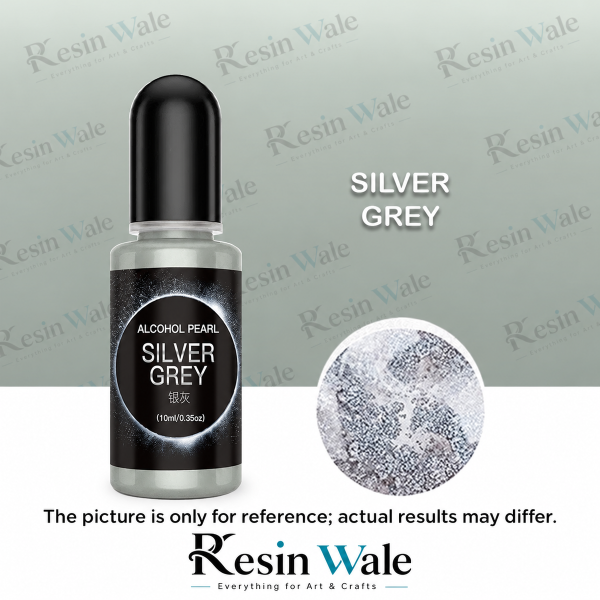 Metalic Alcohol Ink Silver Grey - AM004 - Resin Wale