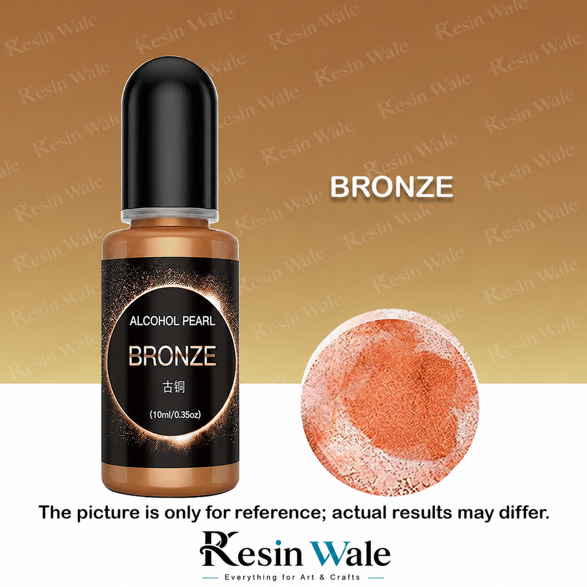 Metalic Alcohol Ink Bronze - AM005 - Resin Wale