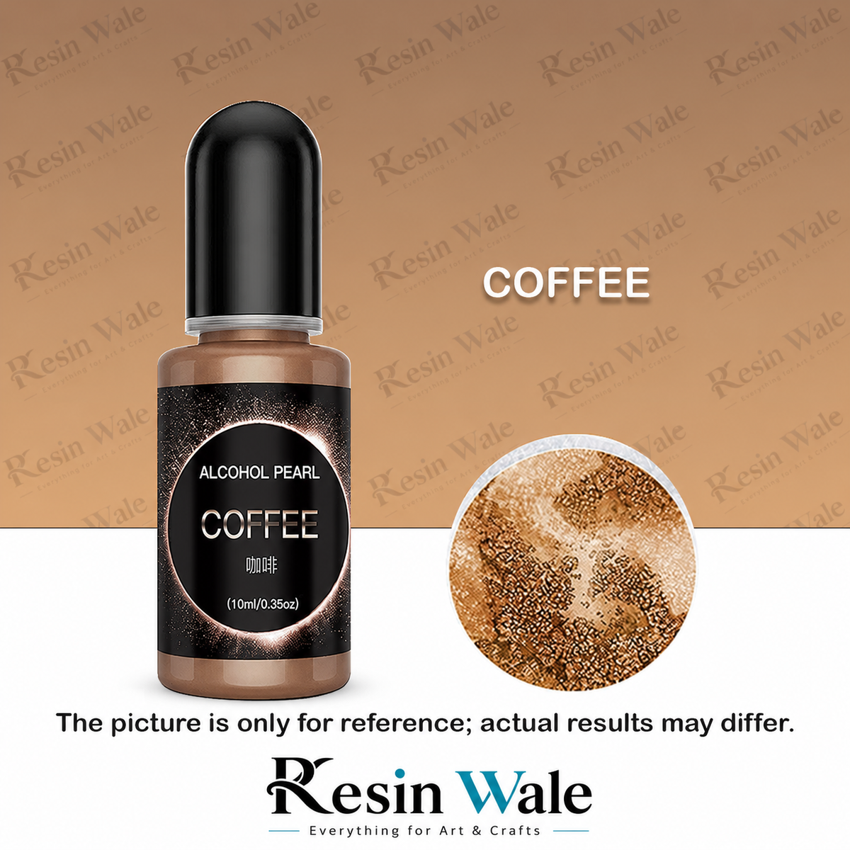 Metalic Alcohol Ink Coffee - AM006 - Resin Wale