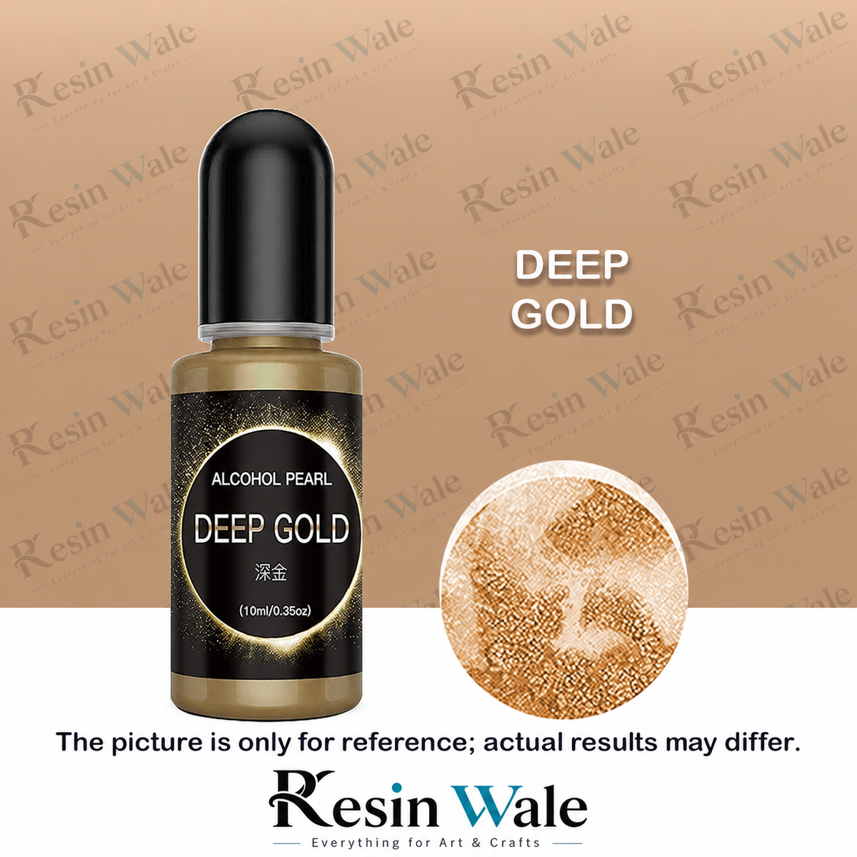 Metalic Alcohol Ink Deep Gold - AM007 - Resin Wale