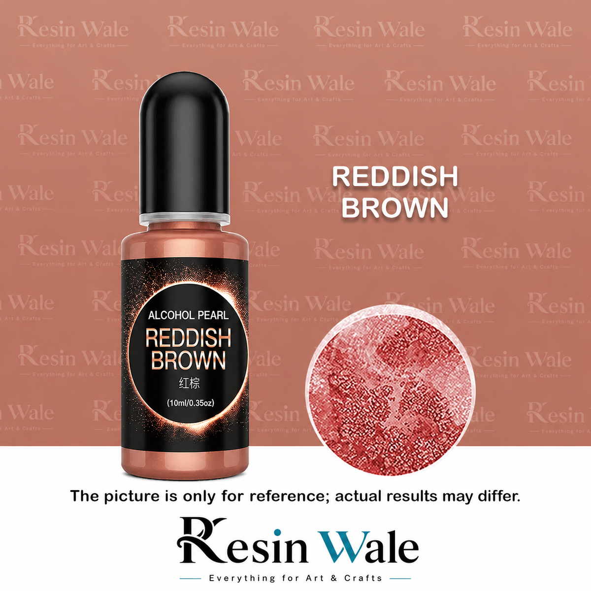 Metalic Alcohol Ink Reddish Brown - AM011 - Resin Wale