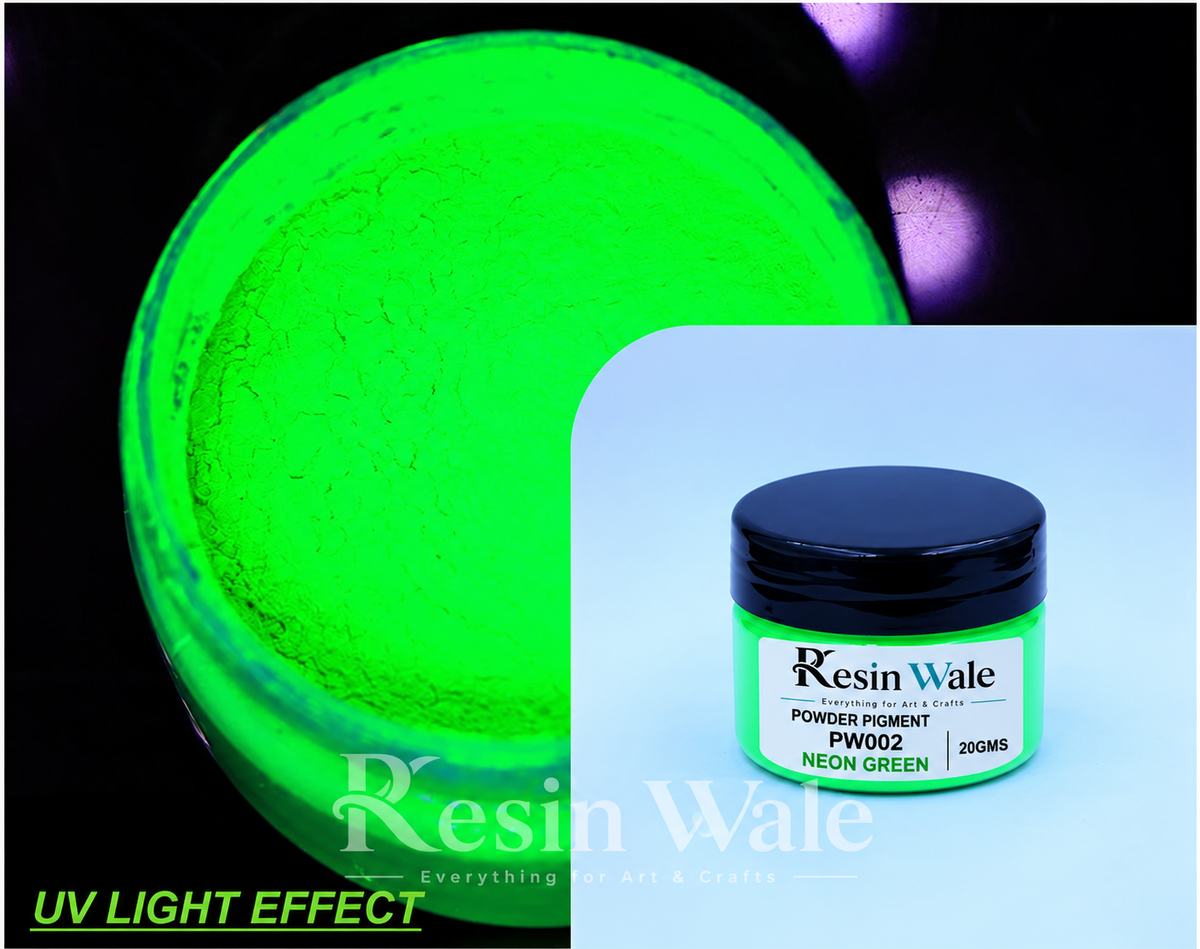Resin Wale Neon Powder Pigment Green PW002