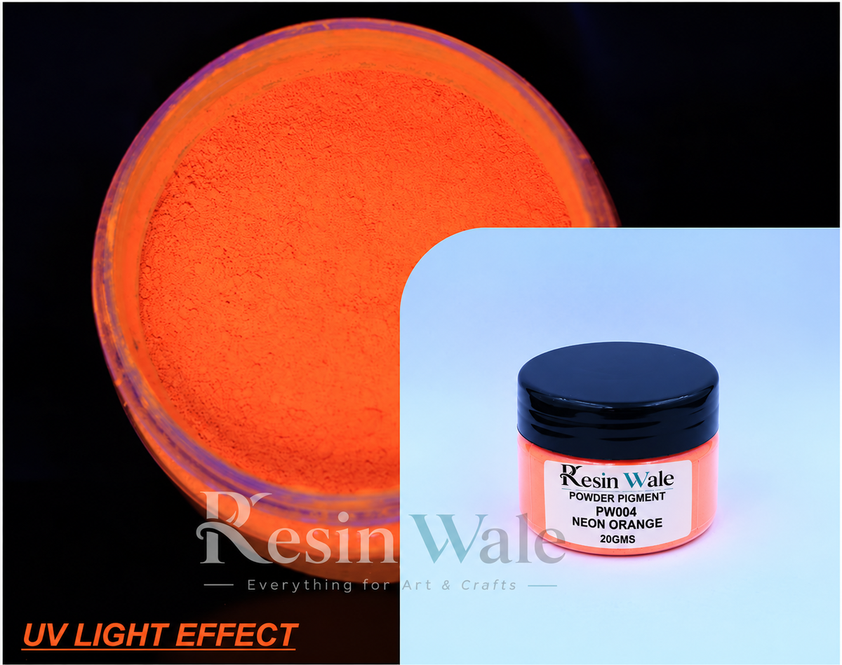 Resin Wale Neon Powder Pigment Orange PW004