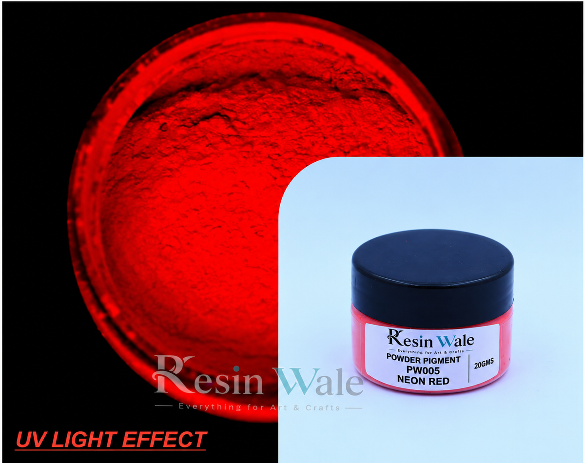 Resin Wale Neon Powder Pigment Red PW005