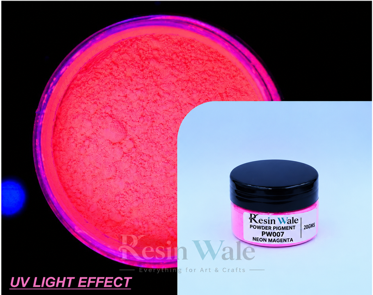 Resin Wale Neon Powder Pigment Magenta PW007