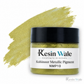 Resin Wale Kohinoor Metallic Pigment — NMP10, branded jar with colour swatch