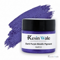 Resin Wale Dark Purple Metallic Pigment — NMP22, branded original jar and watermark