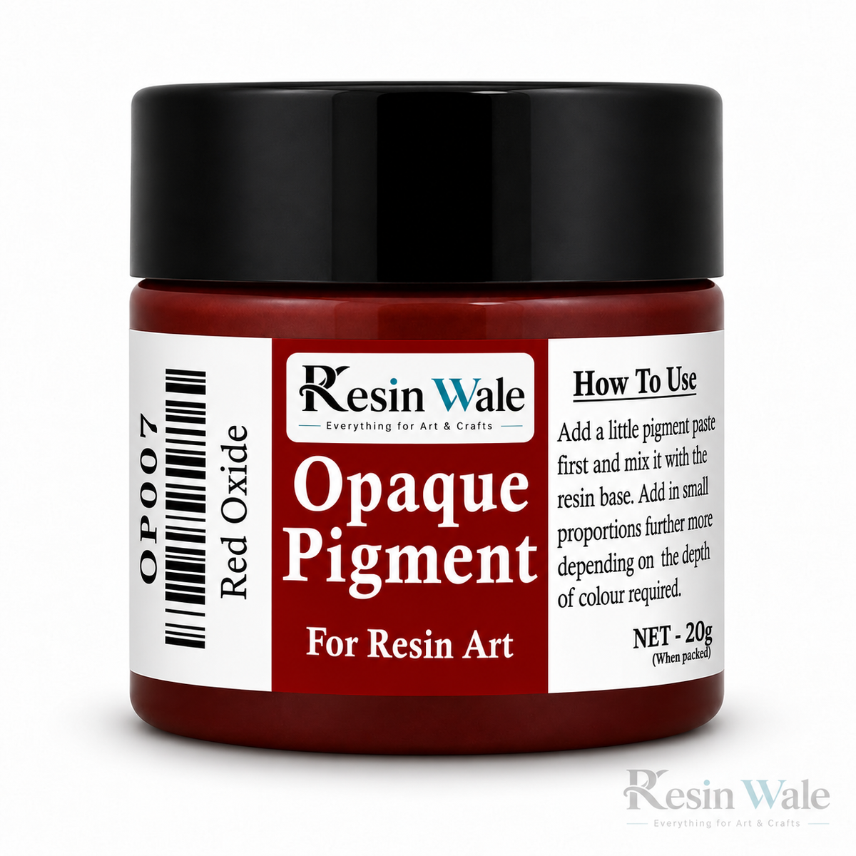 Resin Wale Red Oxide Opaque Resin Pigment – 20 g OP007