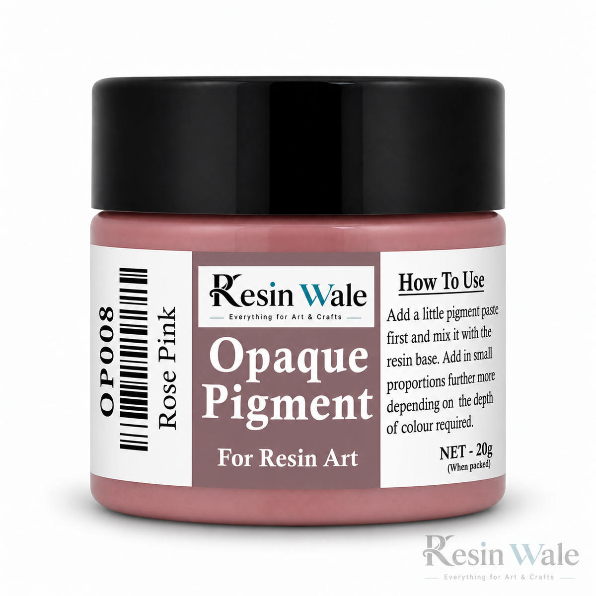 Resin Wale Rose Pink Opaque Resin Pigment – 20 g OP008