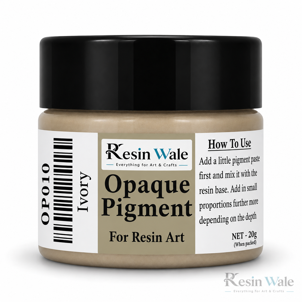 Resin Wale Ivory Opaque Resin Pigment – 20 g OP010
