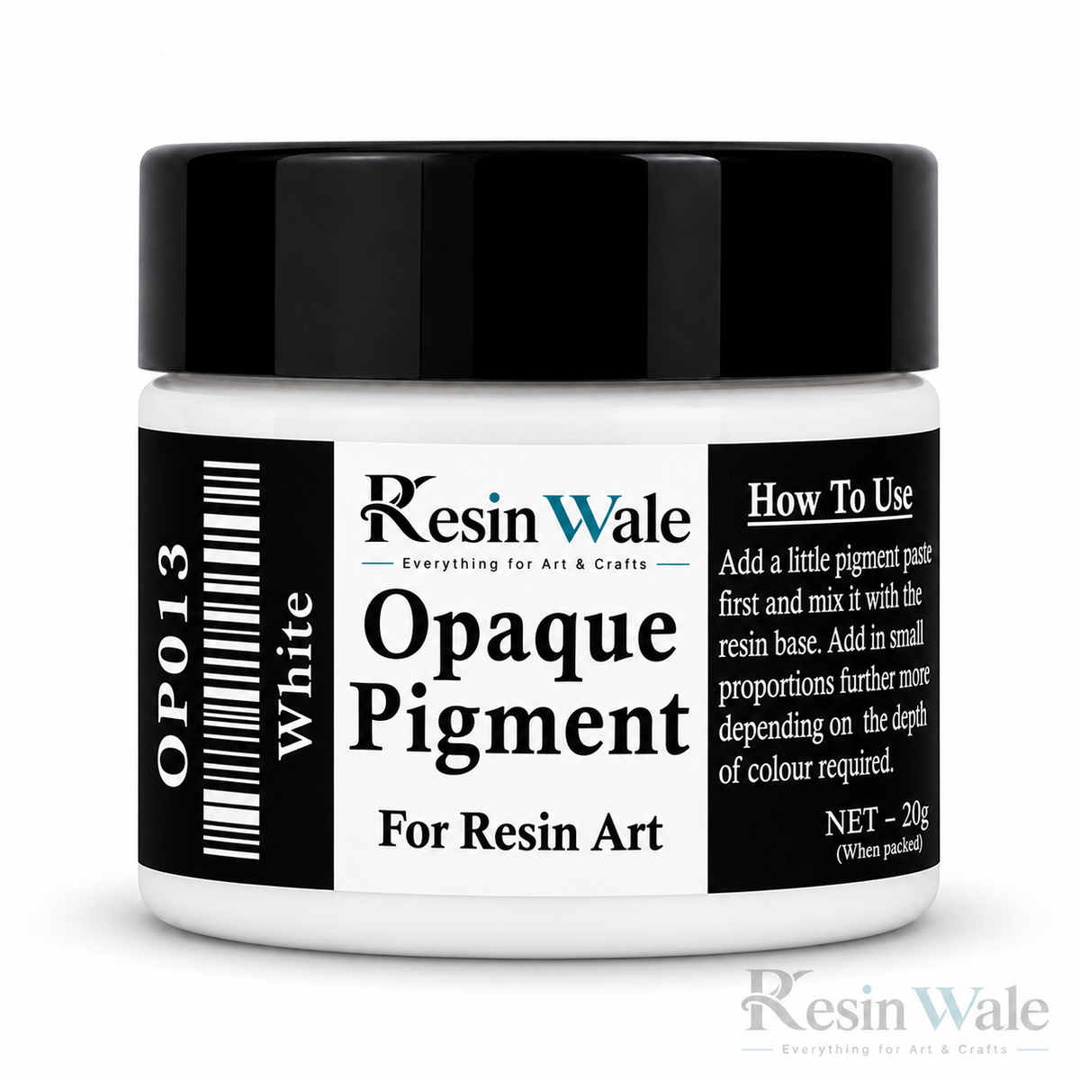 Resin Wale White Opaque Resin Pigment – 20 g OP013