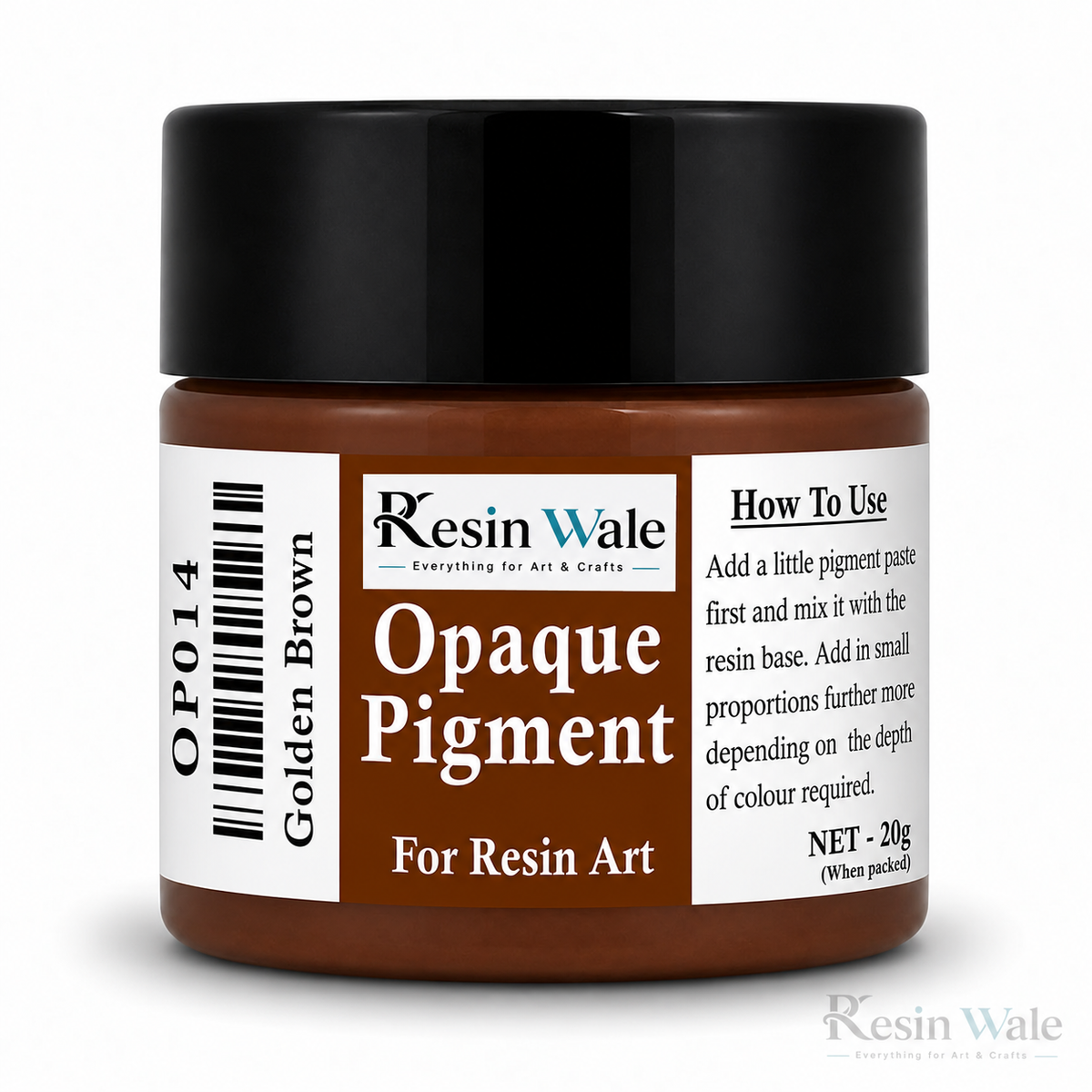 Golden Brown Resin Wale Opaque Resin Pigment 20 g – OP014