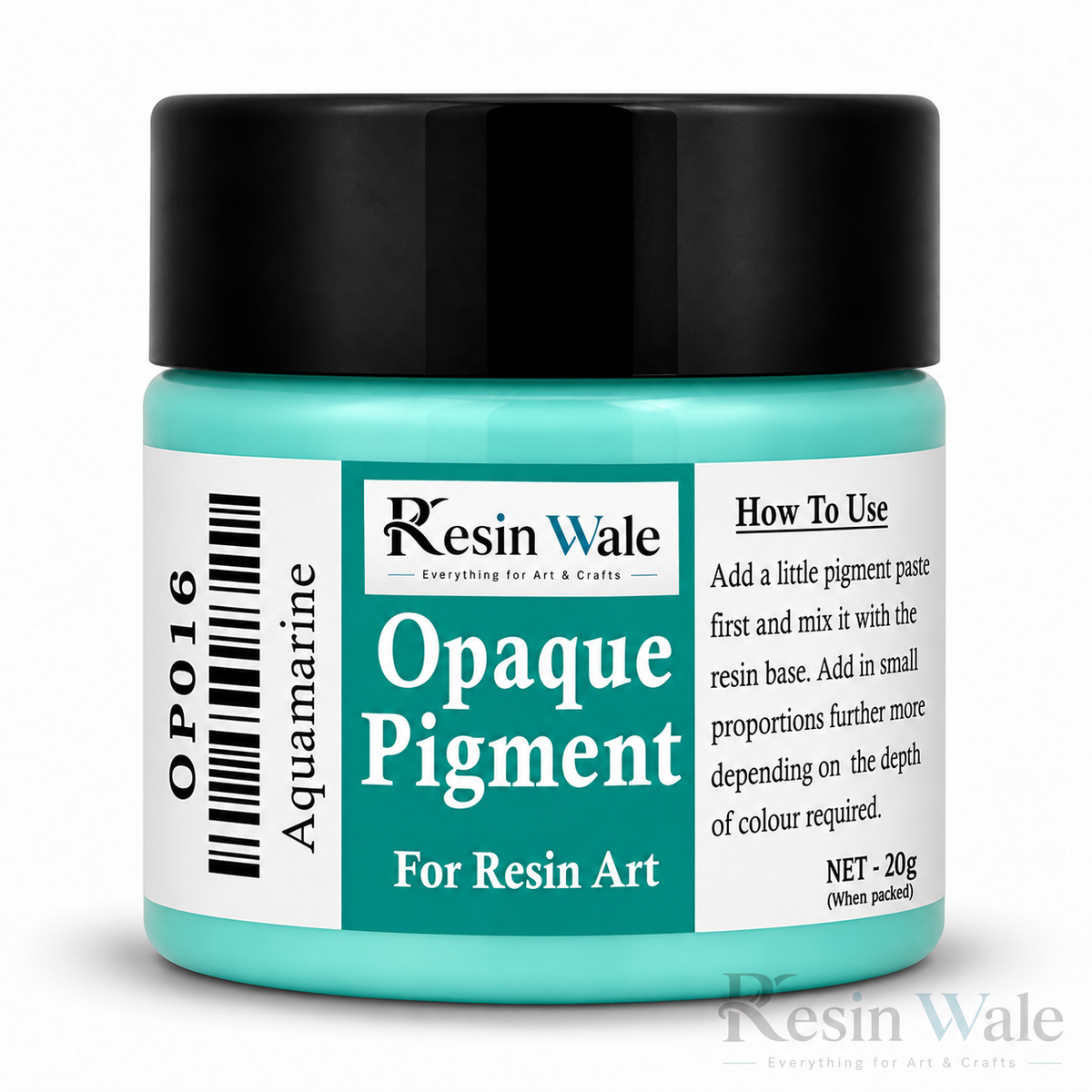 Resin Wale Aquamarine Opaque Resin Pigment – 20 g OP016