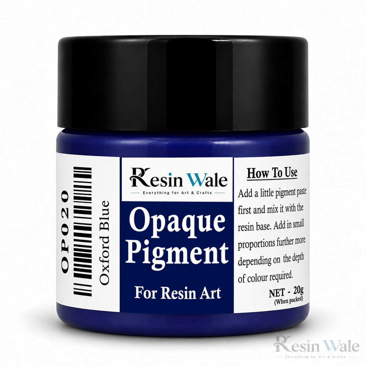 Resin Wale Oxford Blue Opaque Resin Pigment – 20 g OP020