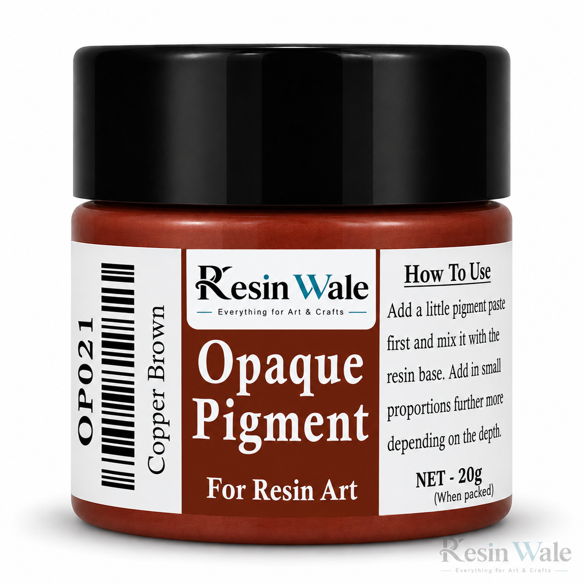 Resin Wale Copper Brown Opaque Resin Pigment – 20 g OP021