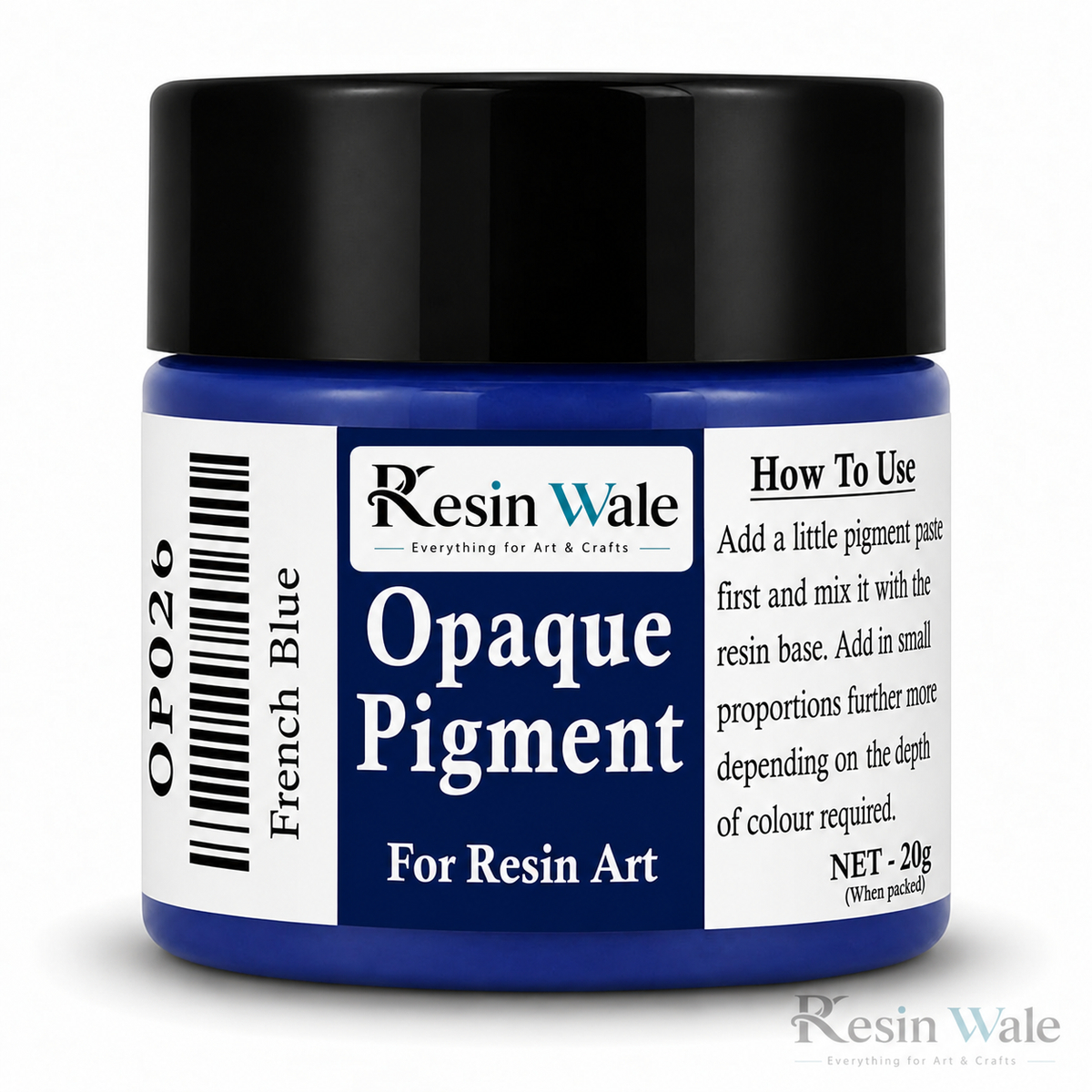 Resin Wale French Blue Opaque Resin Pigment – 20 g OP026