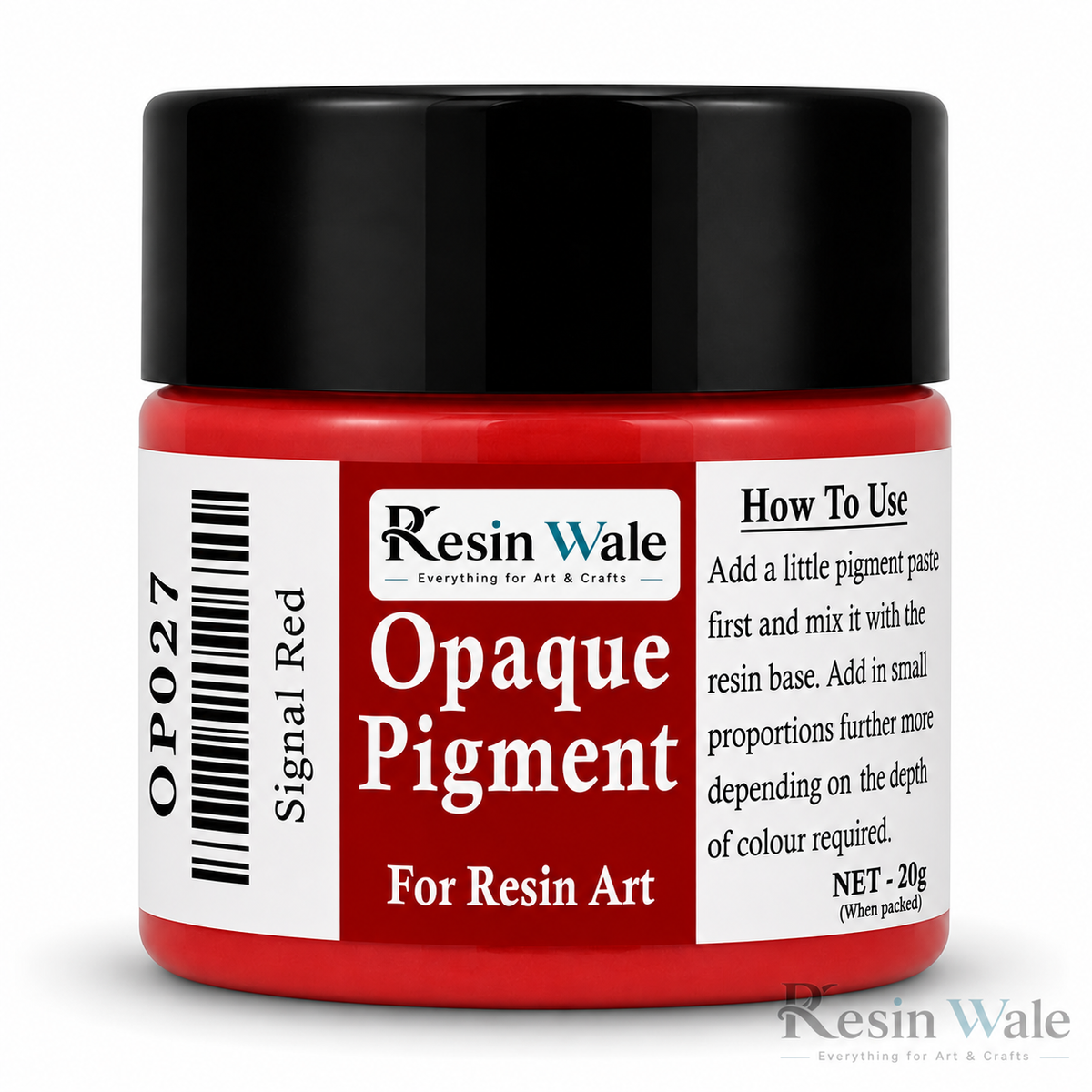 Signal Red Resin Wale Opaque Resin Pigment 20 g – OP027