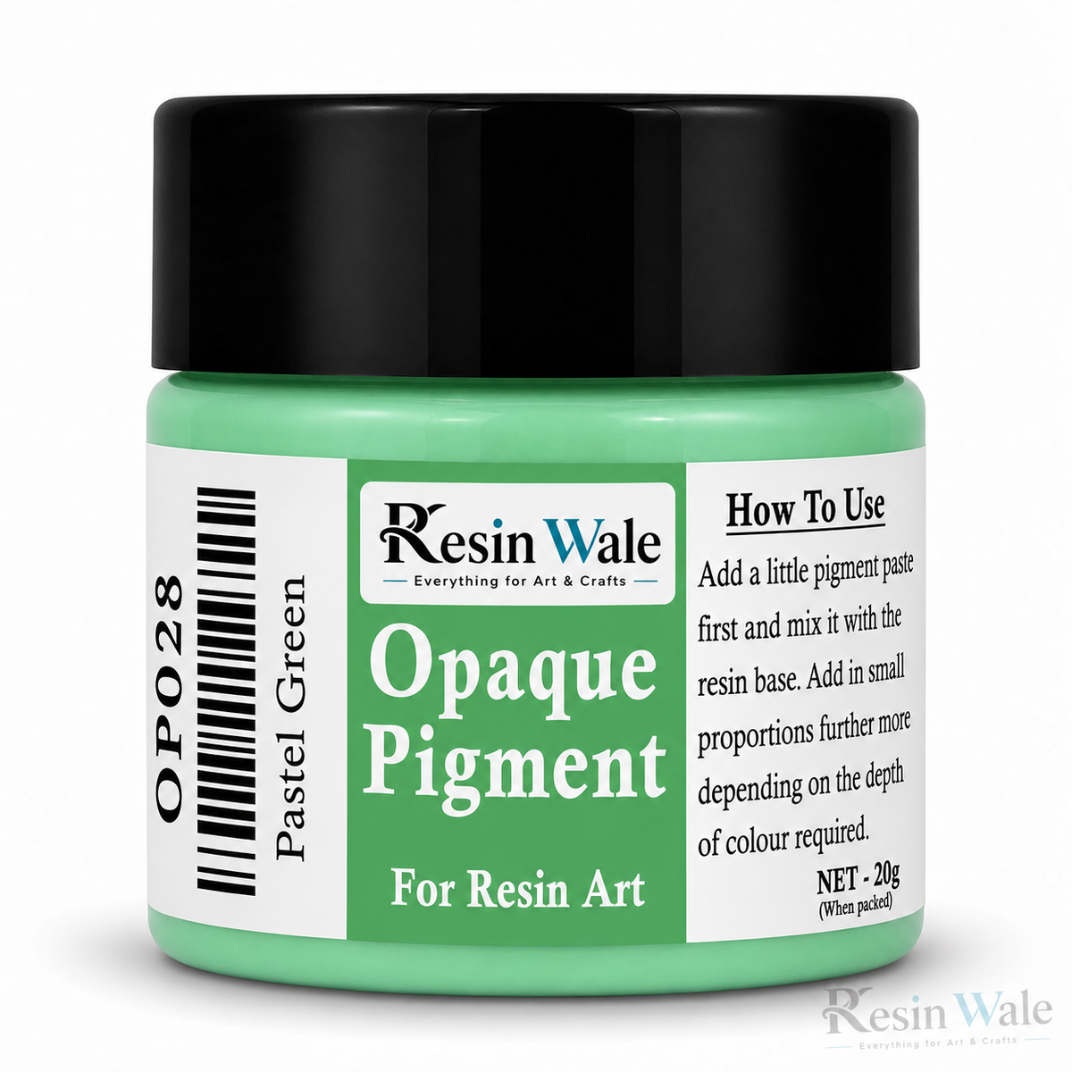 Resin Wale Pastel Green Opaque Resin Pigment – 20 g OP028