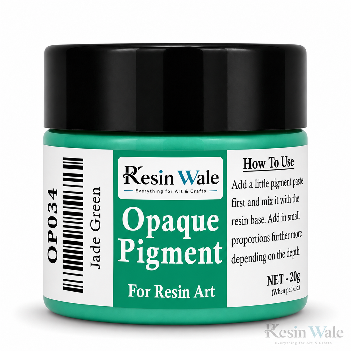 Resin Wale Jade Green Opaque Resin Pigment – 20 g OP034