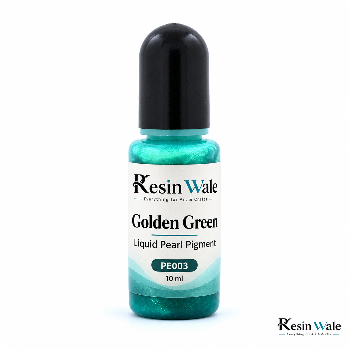 Resin Wale Golden Green Liquid Pearl Pigment PE003, 10 ml