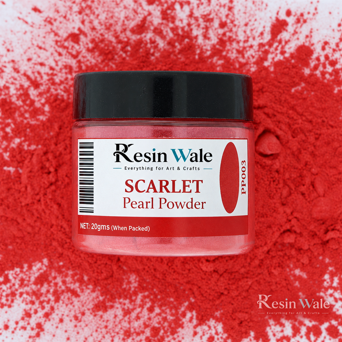 Resin Wale Scarlet Pearl Powder PP003