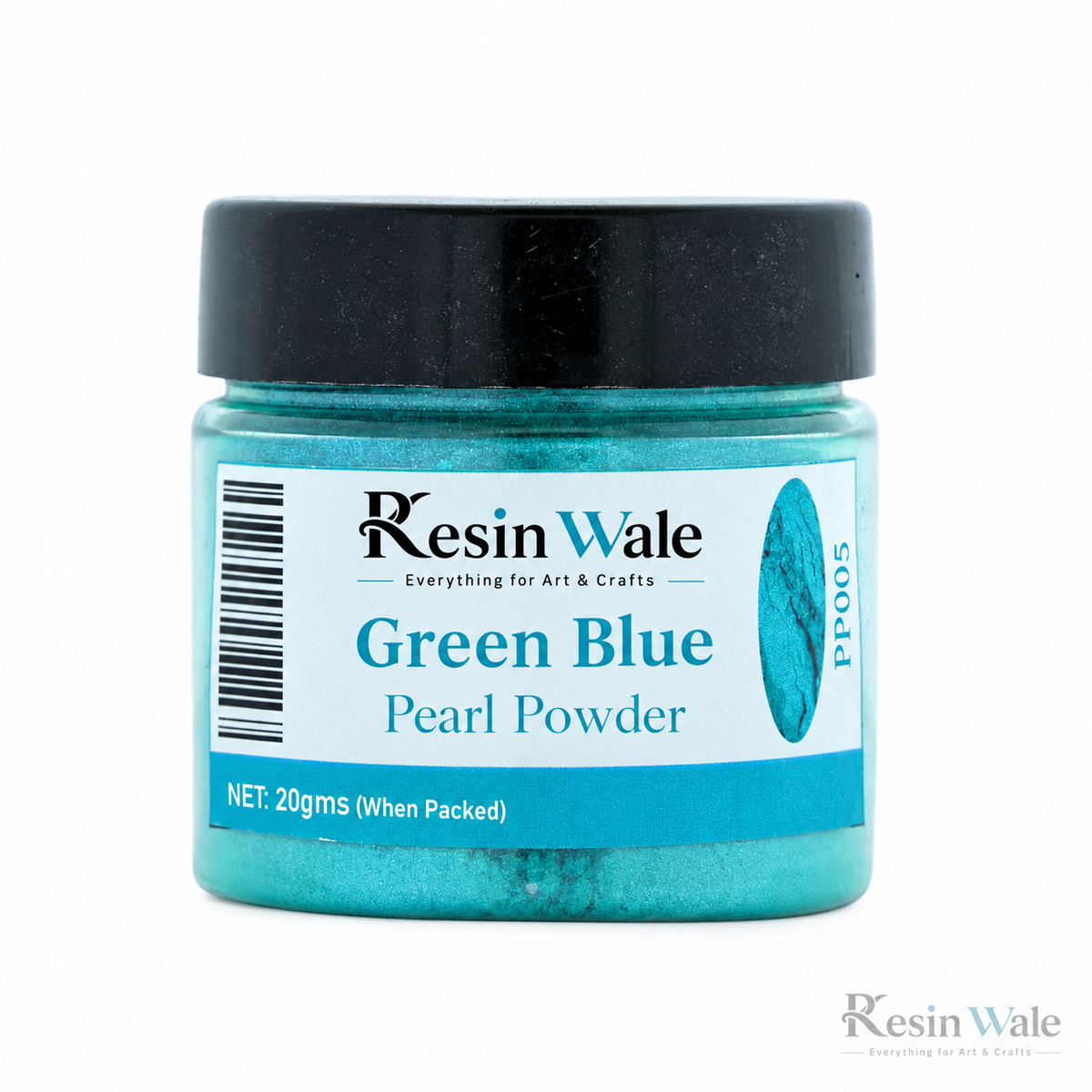 Resin Wale Green Blue Pearl Powder PP005