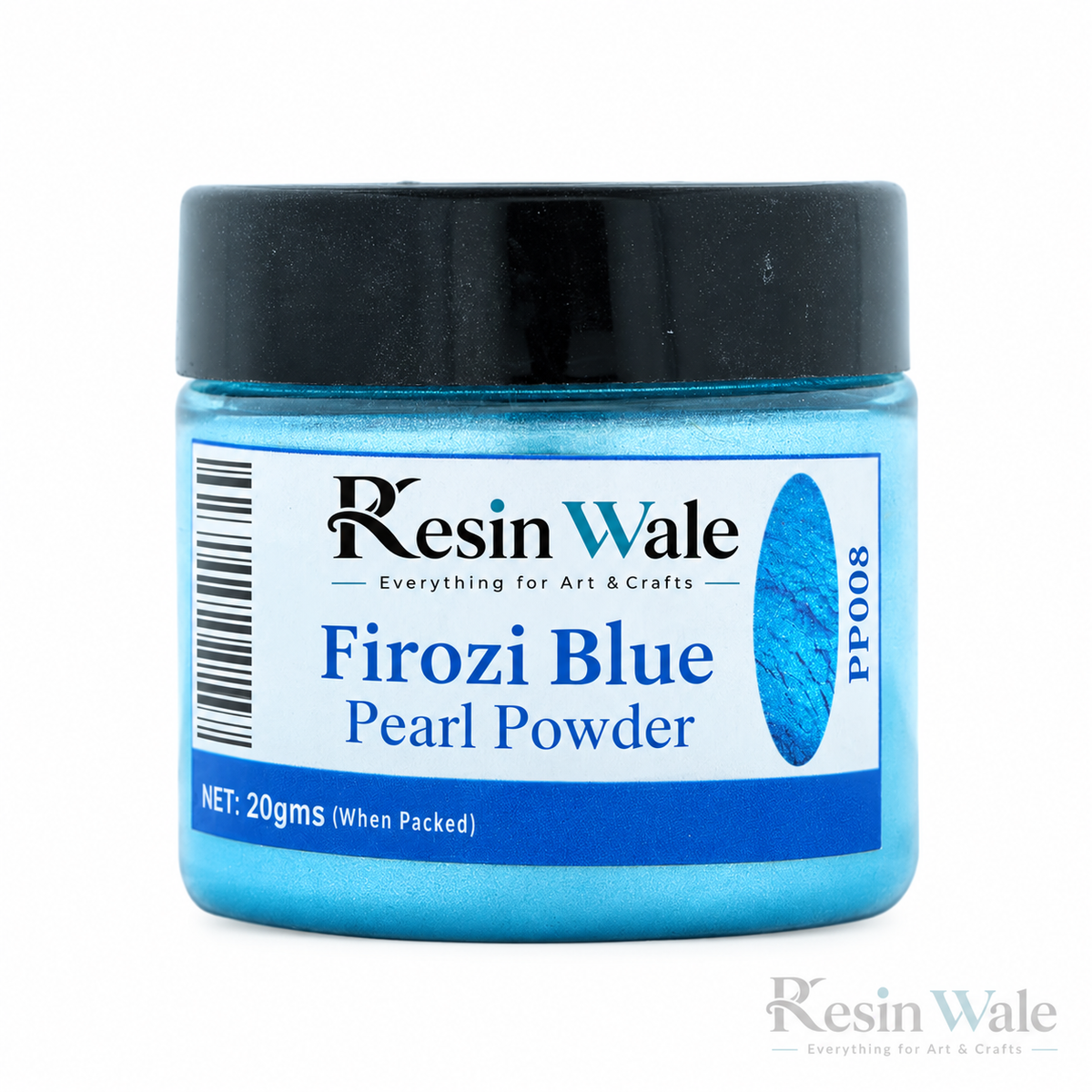 Resin Wale Firozi Blue Pearl Powder PP008
