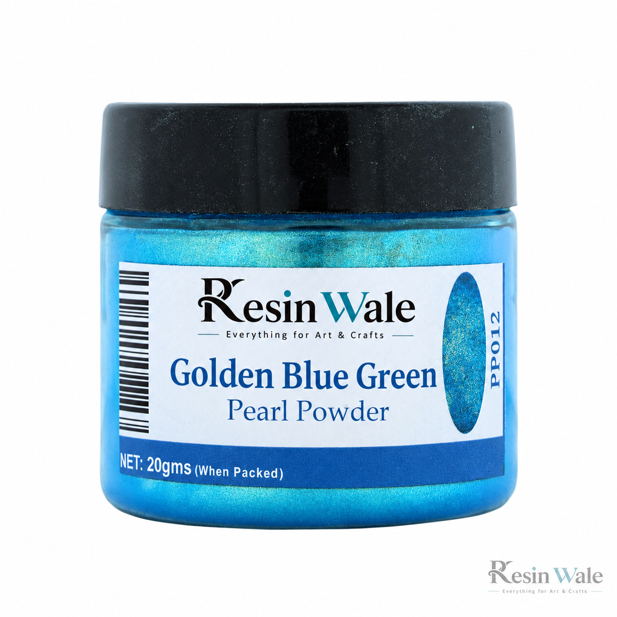 Resin Wale Golden Blue Green Pearl Powder PP012