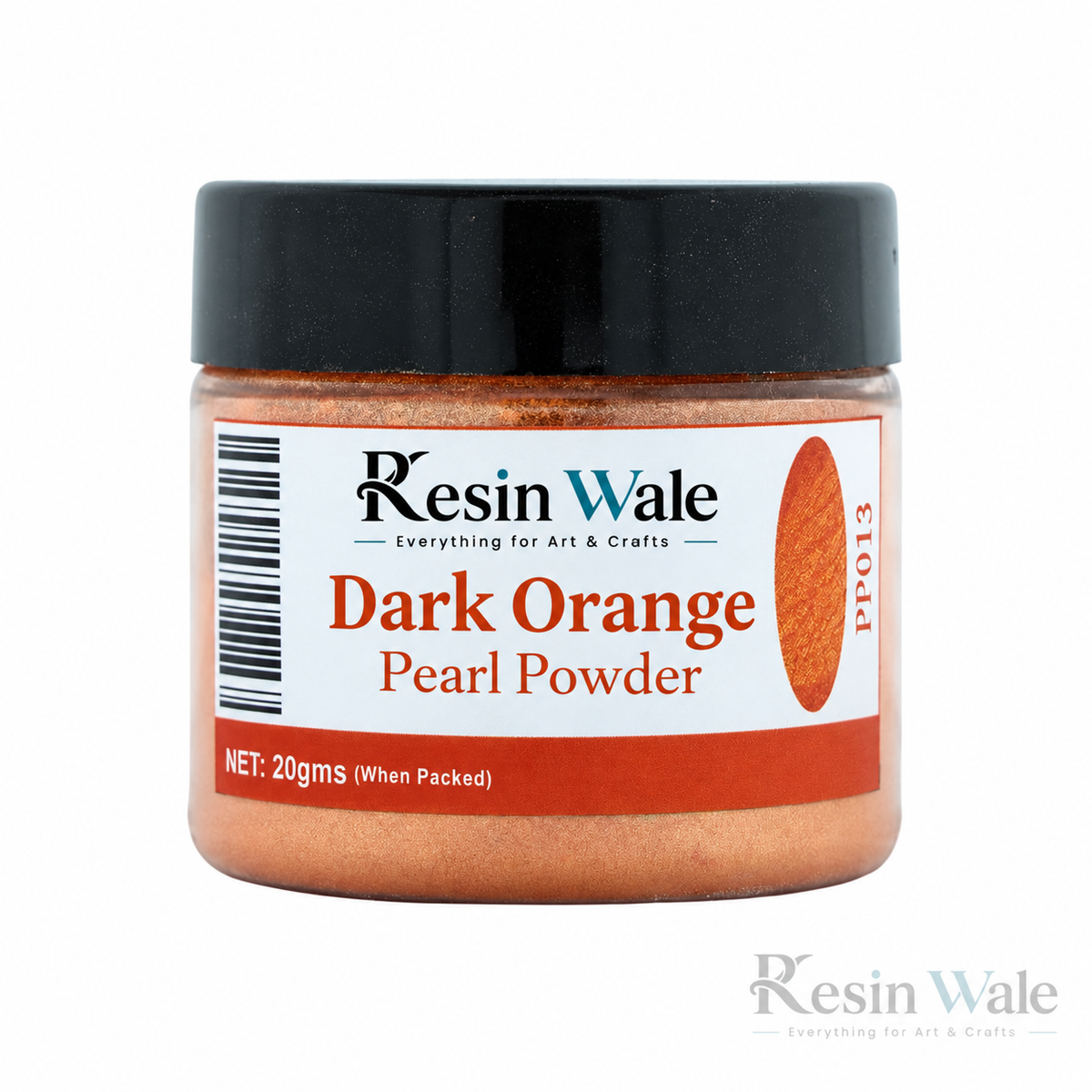 Resin Wale Dark Orange Pearl Powder PP013
