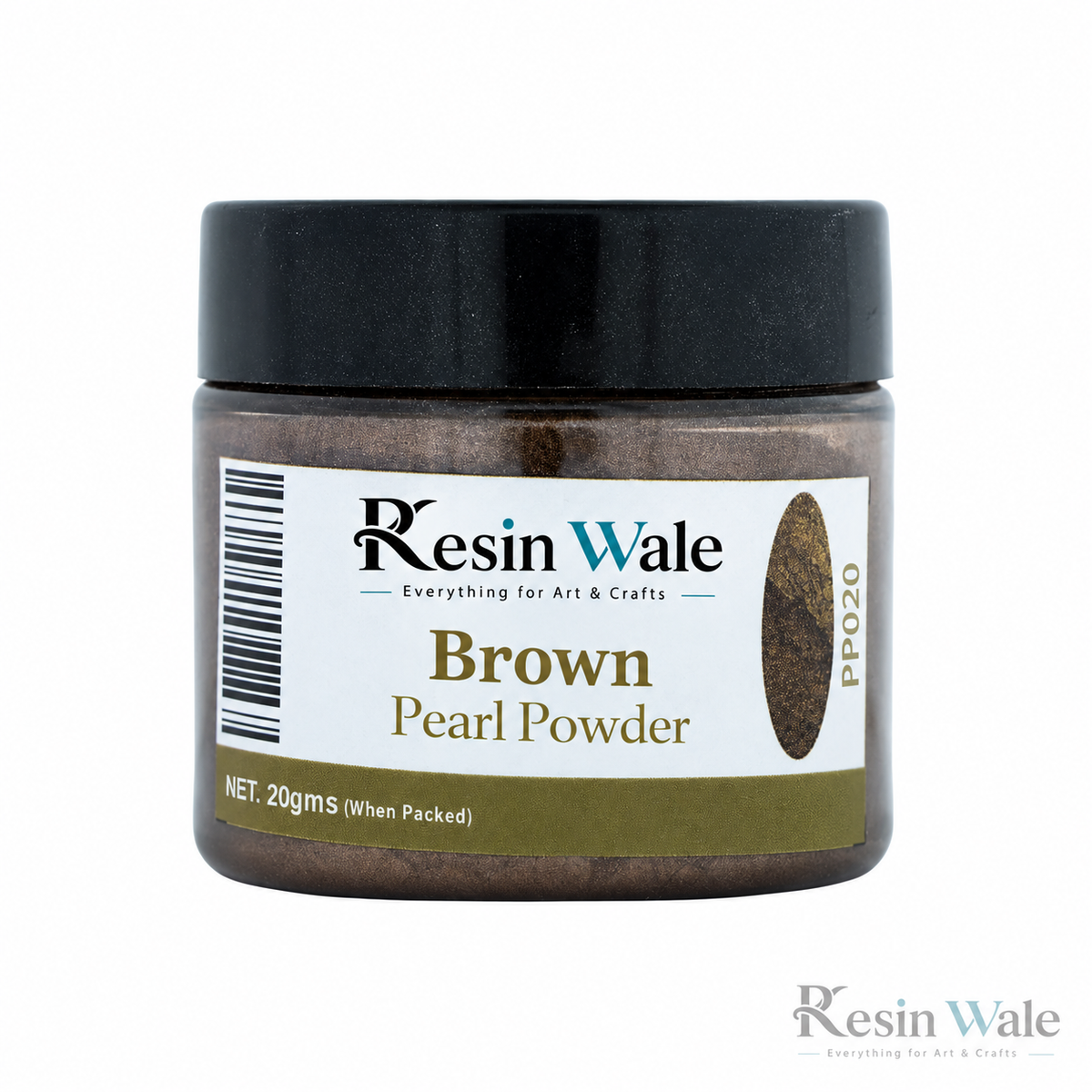 Resin Wale Brown Pearl Powder PP020