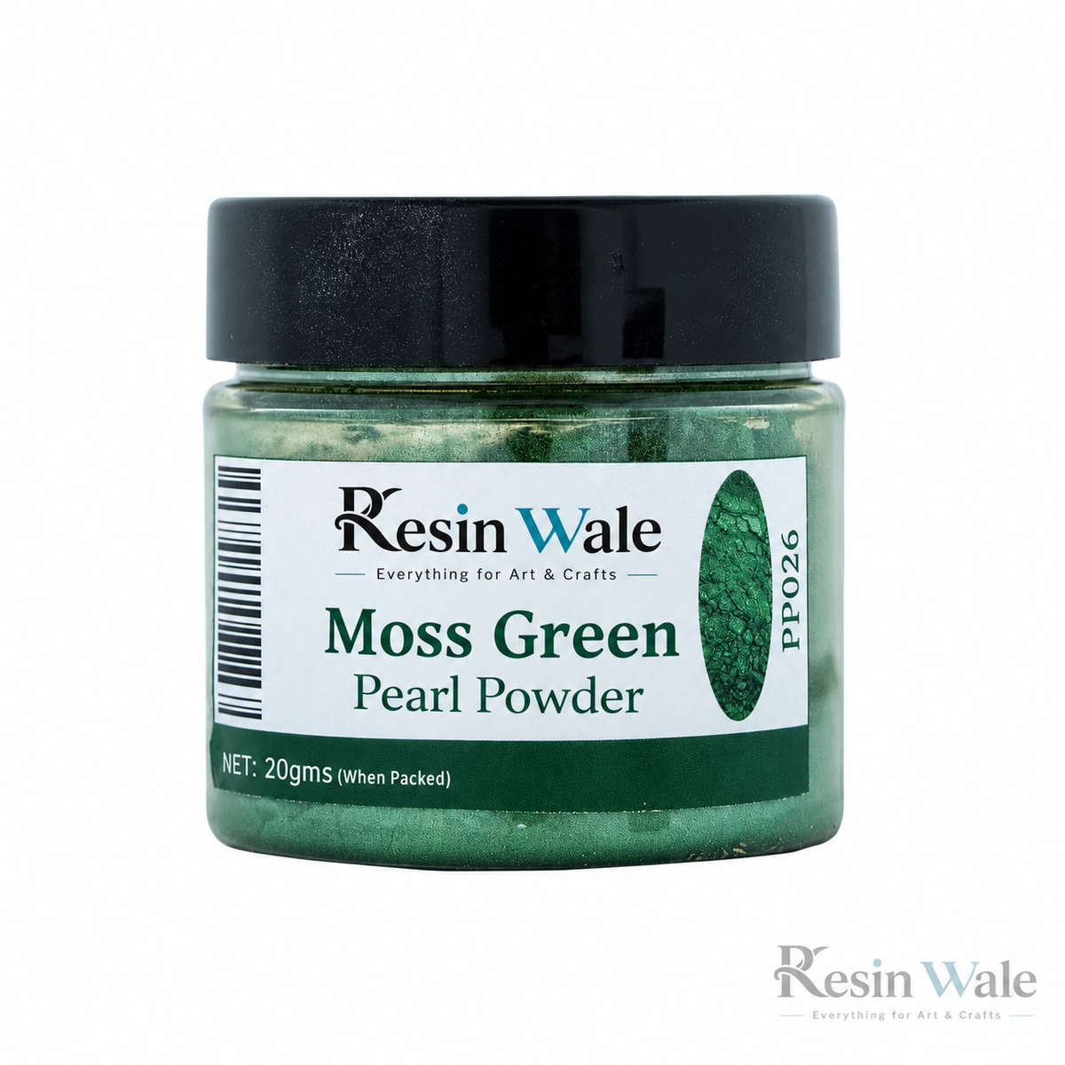 Resin Wale Moss Green Pearl Powder PP026