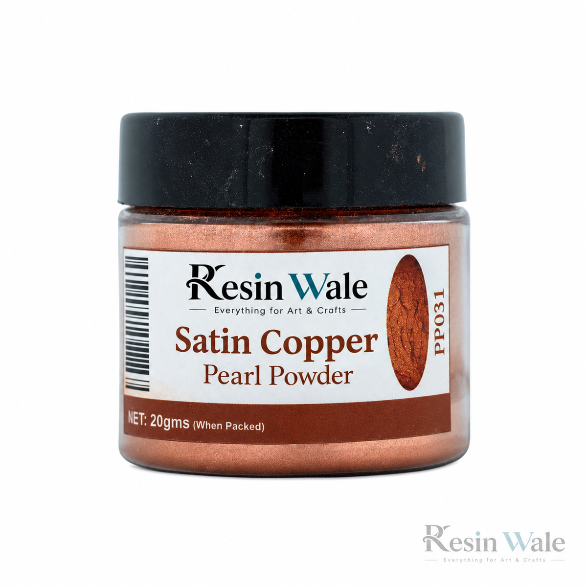 Resin Wale Satin Copper Pearl Powder PP031