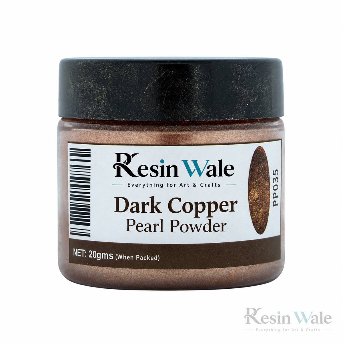 Resin Wale Dark Copper Pearl Powder PP035