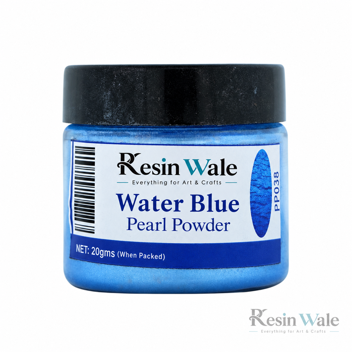 Resin Wale Water Blue Pearl Powder PP038