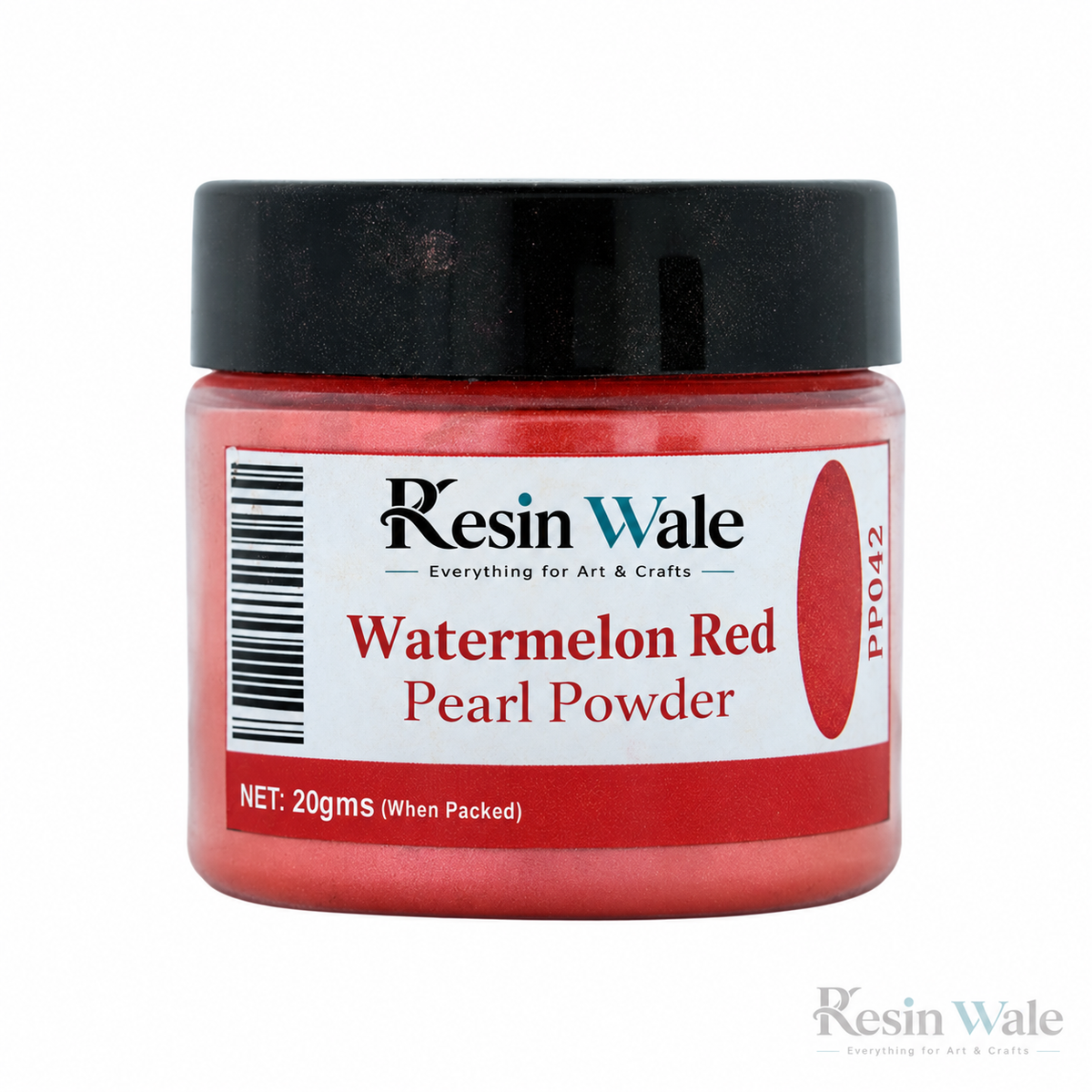 Resin Wale Watermelon Red Pearl Powder PP042