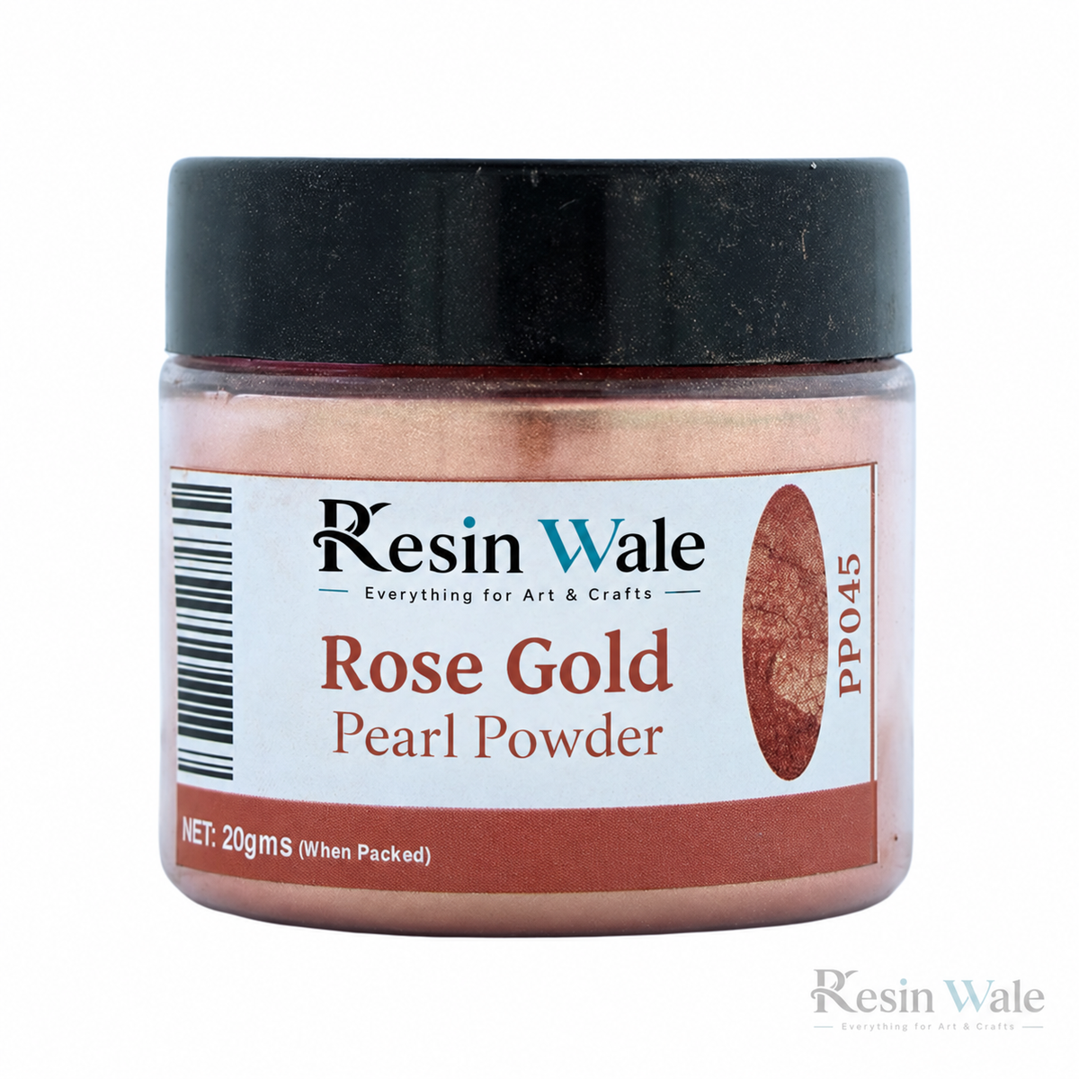 Resin Wale Rose Gold Pearl Powder PP045