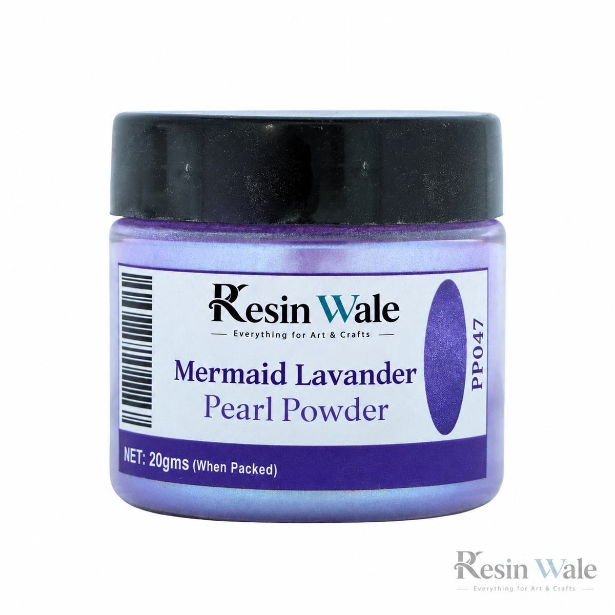 Resin Wale Mermaid Lavander Pearl Powder PP047
