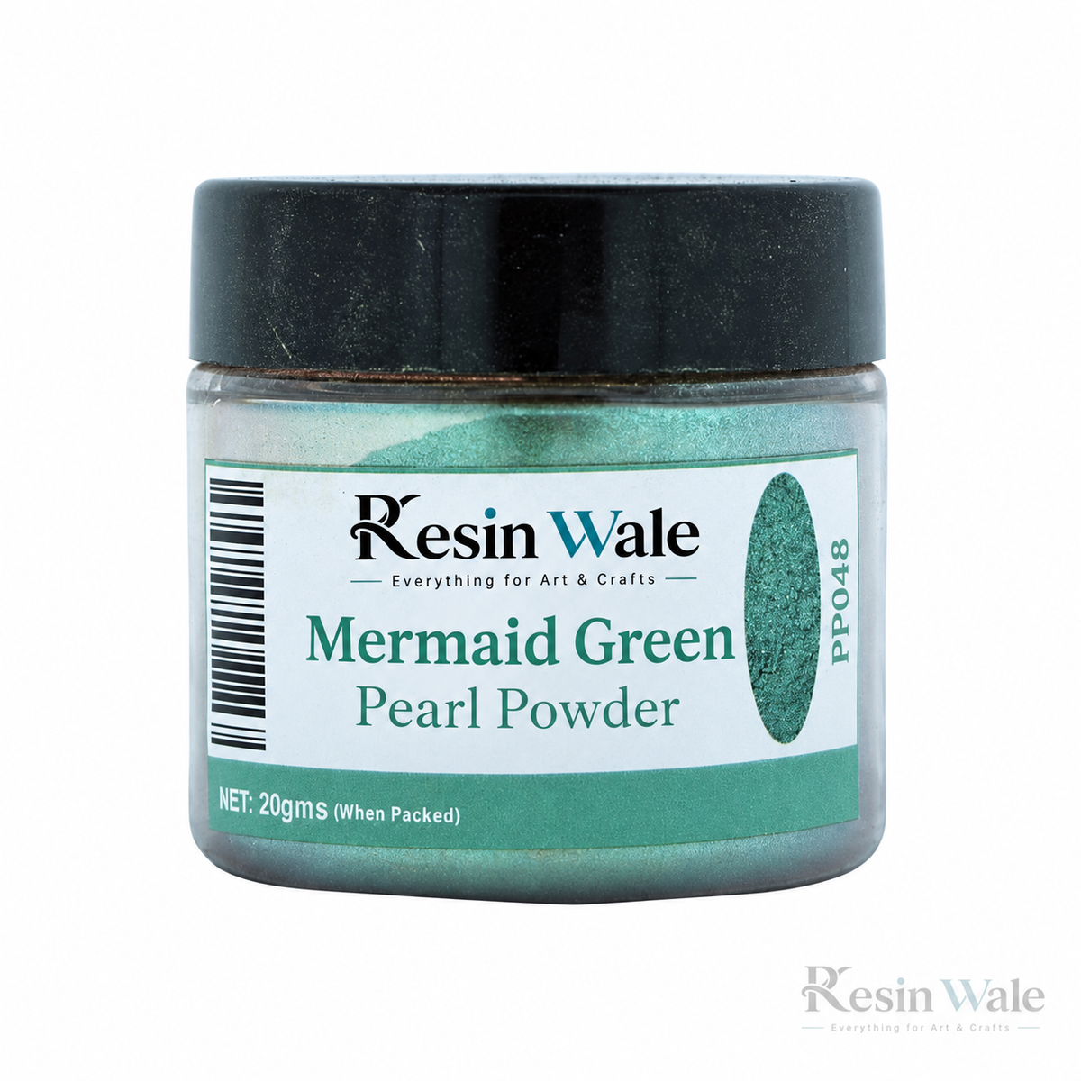 Resin Wale Mermaid Green Pearl Powder PP048