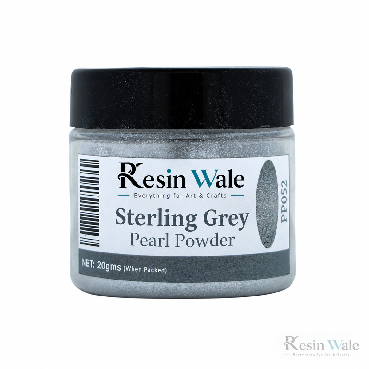 Resin Wale Sterling Grey Pearl Powder PP052