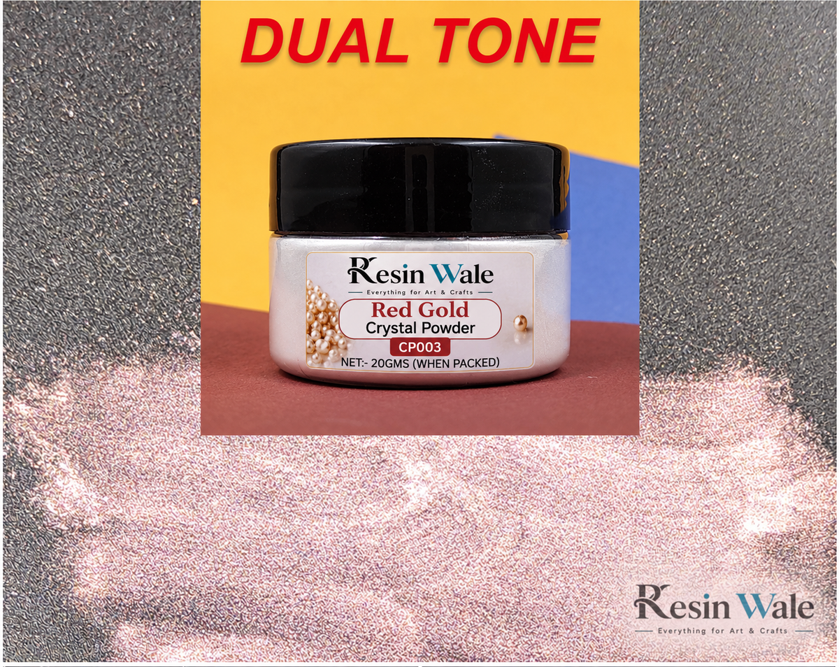 Resin Wale Red Gold Crystal Powder CP003