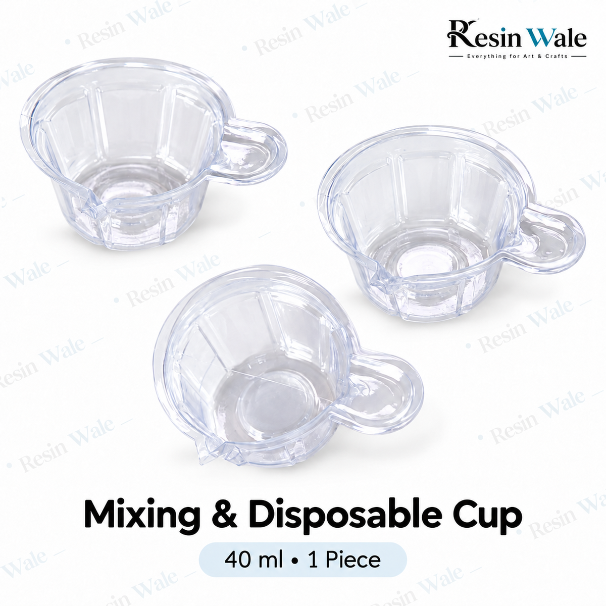 Mixing & Disposable Cup 40 ml — Resin Wale