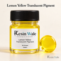Resin Wale Lemon Yellow Translucent Pigment in branded glass bottle