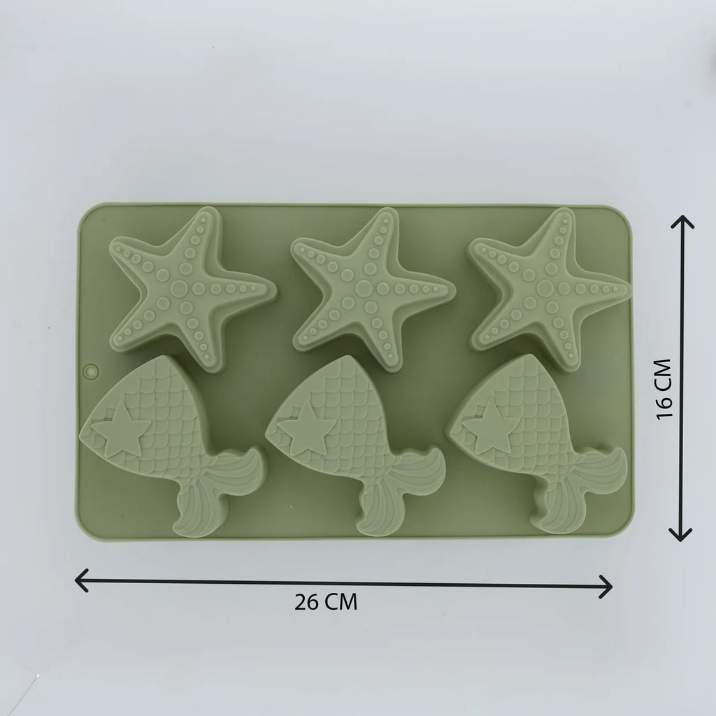 Starfish & Mermaid Mould